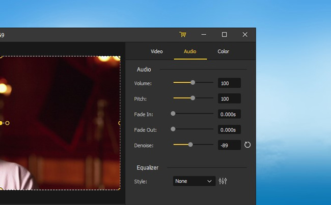 how to normalize audio in video with acemovi