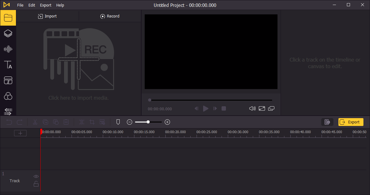launch the acemovi voice over video editor