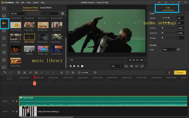 How to Replace Music with Built in Video Editor