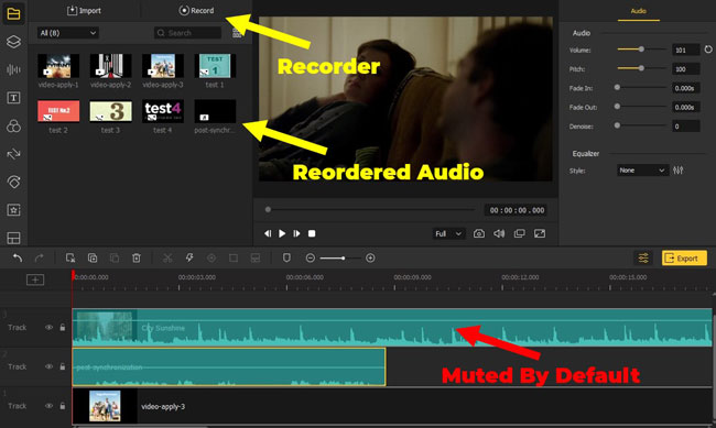 how to remove audio from mp4 with acemovi