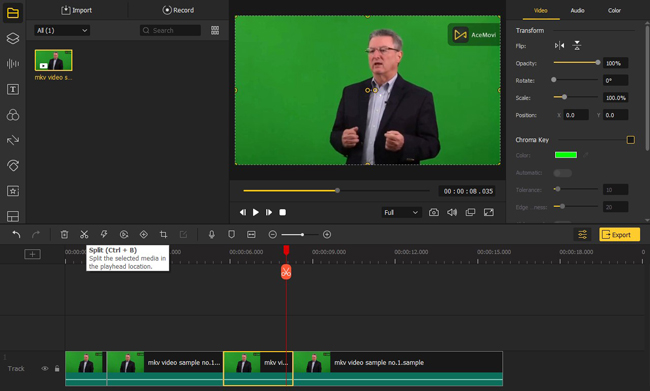 free for mac download AceMovi Video Editor