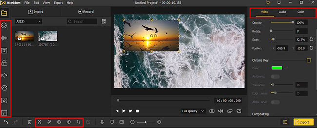video edit features
